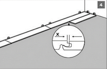 Укладка ламината SPC соединение