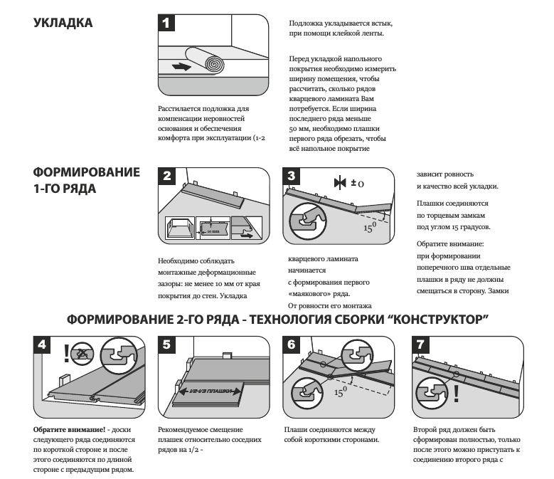 Укладка ламината SPC Fargo пошаговая инструкция